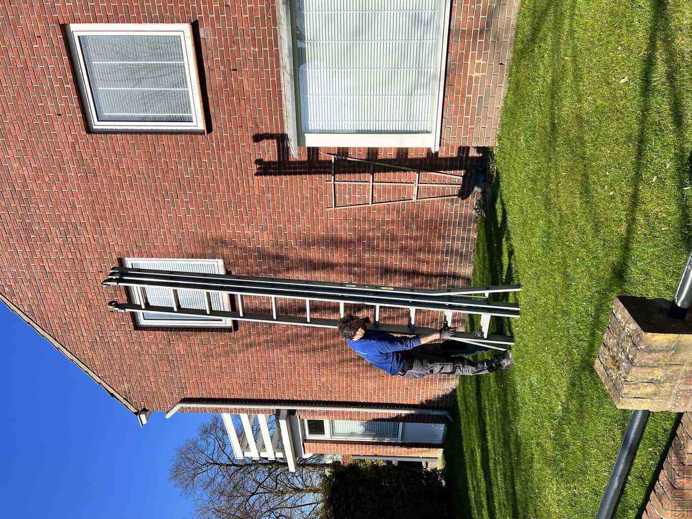 Baarn schoorsteenveger huis ladder